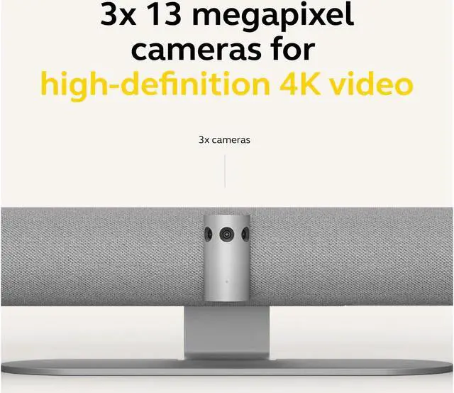 Alt view image 5 of 10 - Jabra PanaCast VSM020 Video Conferencing Camera 13 Megapixel Gray 8201232