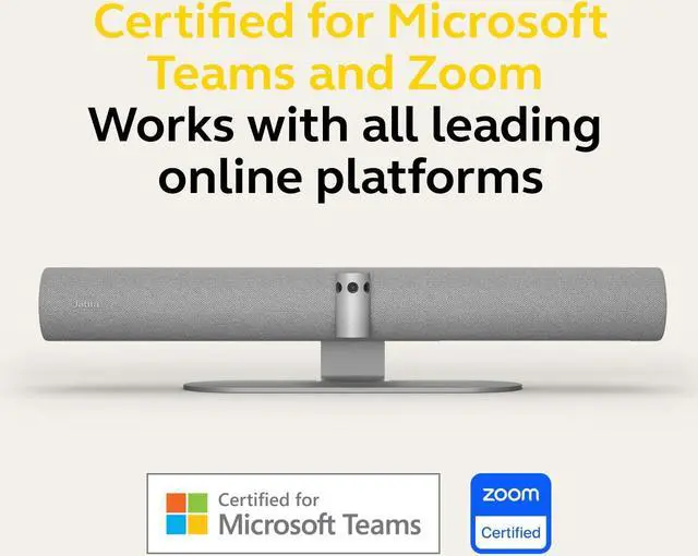 Alt view image 8 of 10 - Jabra PanaCast VSM020 Video Conferencing Camera 13 Megapixel Gray 8201232