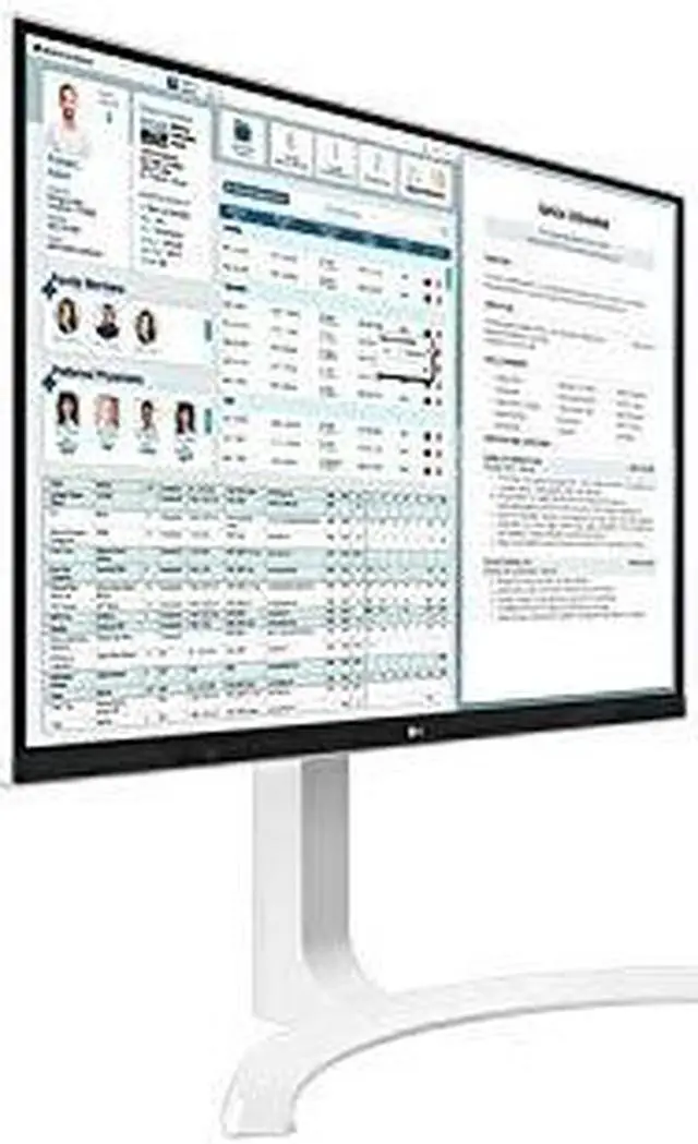 Alt view image 19 of 20 - LG 27HJ712C-W 27 IPS 3840 x 2160 LED Monitor Mega HDMIx2 DisplayPort USB 3.0 White
