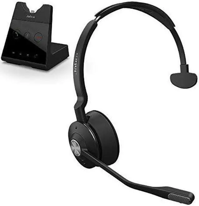 Alt view image 10 of 16 - Jabra Engage 65 Mono Wireless Headset / Music Headphones
