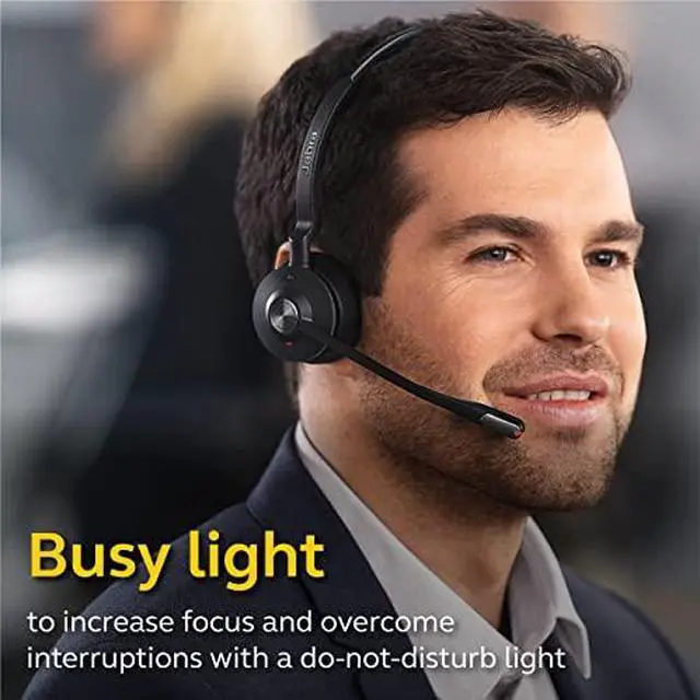 Alt view image 13 of 16 - Jabra Engage 65 Mono Wireless Headset / Music Headphones