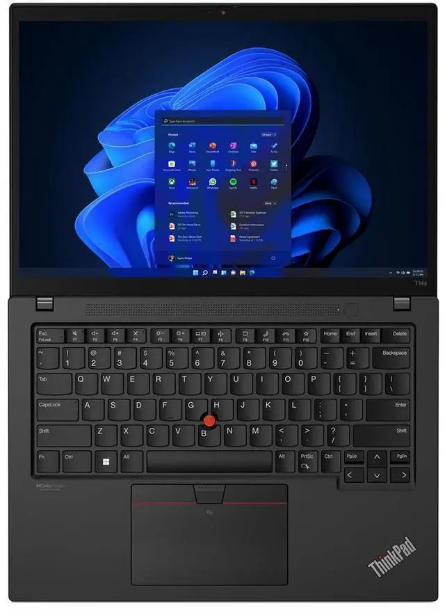 Alt view image 17 of 20 - Lenovo ThinkPad T14s Gen 5 14.0" Touch Screen Intel Core Ultra 5 135U 32GB Memory 512GB NVMe SSD Windows 11 Pro 21LS0049US