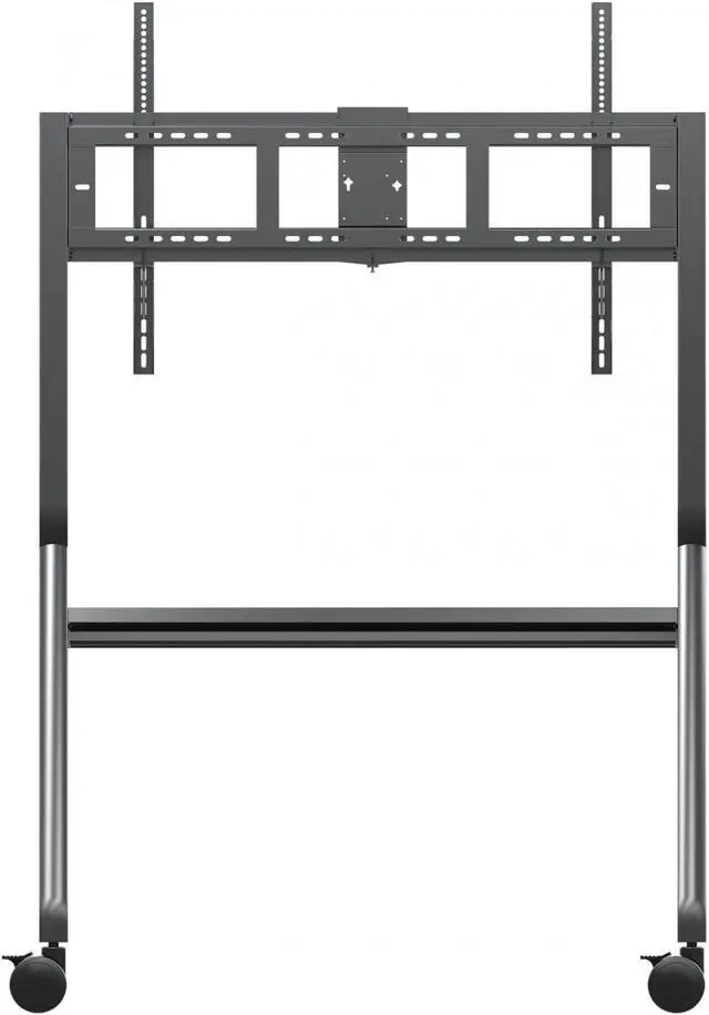 Main image of ViewSonic VB-STND-009 IFP, CDE Slim Mobile Cart, Supports 400x400mm to 1000x600mm VESA patterns, Lockable 4" 360o Caster Wheels, Compatible With Displays up to 105" and 265 lbs. max