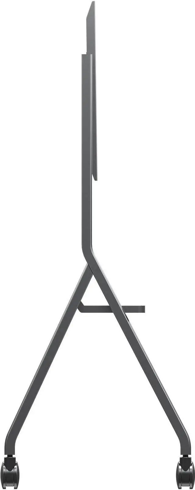 Alt view image 2 of 12 - ViewSonic VB-STND-009 IFP, CDE Slim Mobile Cart, Supports 400x400mm to 1000x600mm VESA patterns, Lockable 4" 360o Caster Wheels, Compatible With Displays up to 105" and 265 lbs. max