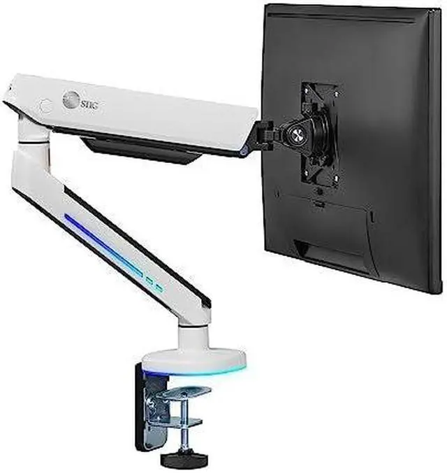 Alt view image 2 of 9 - SIIG Single Monitor Desk Mount RGB