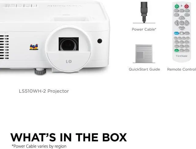 Alt view image 19 of 19 - ViewSonic 3,000 ANSI Lumens WXGA LED Business/Education Projector? LS510WH-2