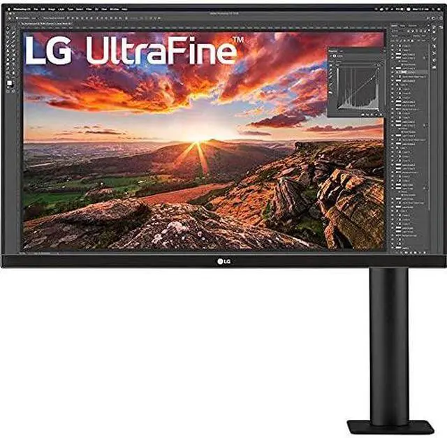 Alt view image 14 of 19 - LG Ultrafine 31.5" 4K Uhd Led LCD Monitor - 16:9 - Textured Black