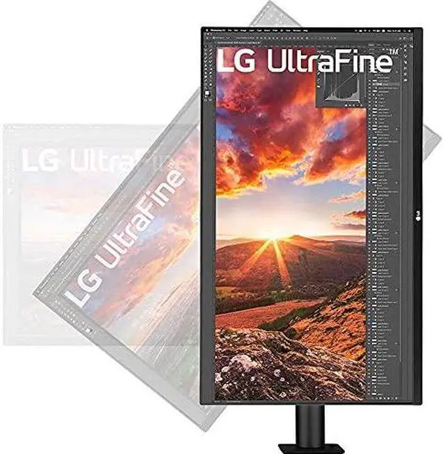 Alt view image 15 of 19 - LG Ultrafine 31.5" 4K Uhd Led LCD Monitor - 16:9 - Textured Black