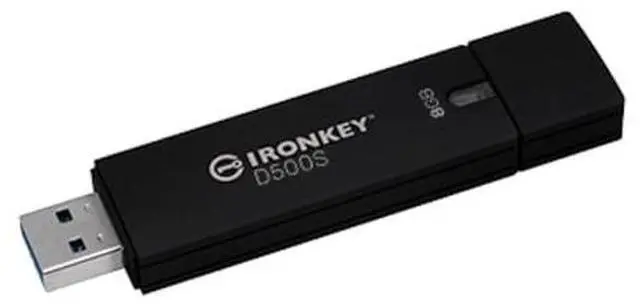 Alt view image 3 of 8 - IronKey D500S 256GB USB 3.2 Gen 1 Type A Flash Drive IKD500S256GB