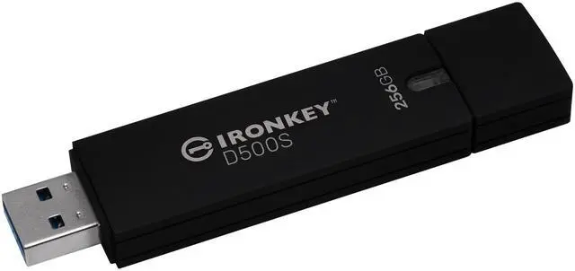 Alt view image 2 of 8 - IronKey D500S 256GB USB 3.2 Gen 1 Type A Flash Drive IKD500S256GB