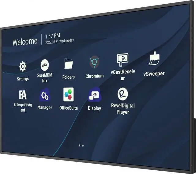 Alt view image 3 of 11 - ViewSonic CDE9830 98" 4K UHD Wireless Presentation Display 24/7 Commercial Display with Portrait Landscape, USB C, Wifi/BT Slot, RJ45 and RS232