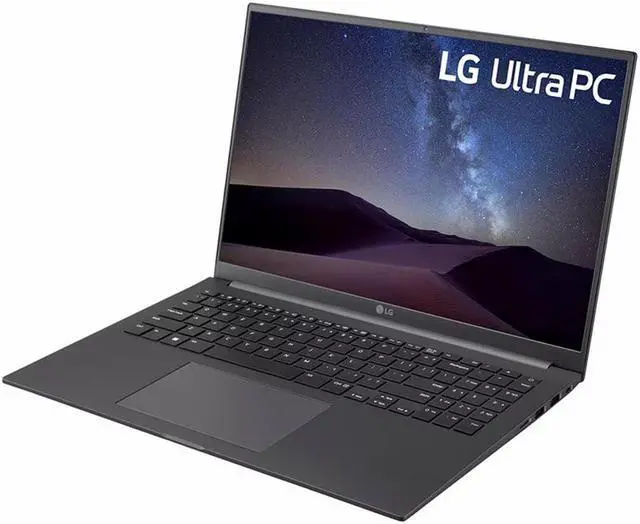 Alt view image 7 of 15 - LG Ultra PC U 16U70R-N.APC5U1 16" Notebook - WUXGA - 1920 x 1200 - AMD Ryzen 5 7530U Hexa-core (6 Core) 2 GHz - 16 GB Total RAM - 16 GB On-board Memory - 512 GB SSD - Charcoal Gray - AMD Chip - W