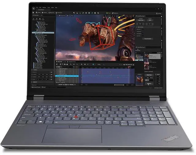 Alt view image 11 of 20 - Lenovo ThinkPad P16 Gen 2 16.0" Intel Core i7-13700HX NVIDIA RTX 2000 32GB Memory 1TB Storage Windows 11 Pro 21FA002TUS