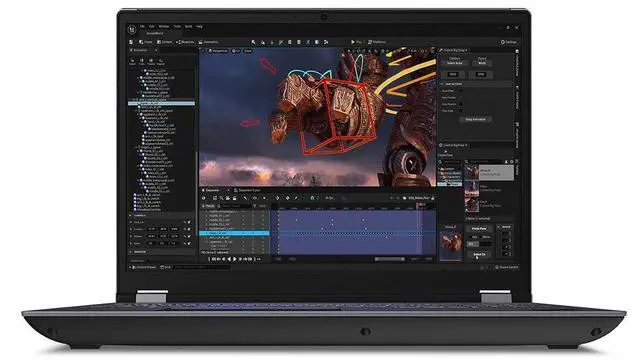 Alt view image 12 of 20 - Lenovo ThinkPad P16 Gen 2 16.0" Intel Core i7-13700HX NVIDIA RTX 2000 32GB Memory 1TB Storage Windows 11 Pro 21FA002TUS