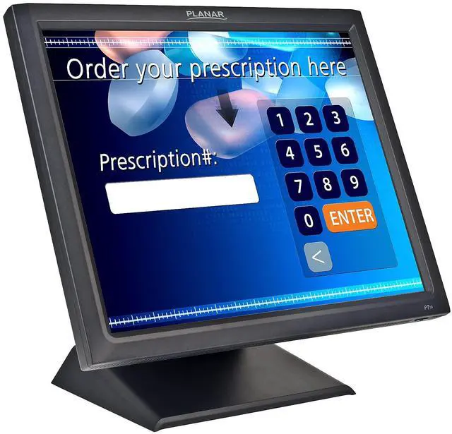 Alt view image 17 of 20 - PLANAR PT1945R (997-5971-01) Black 19" USB 5-wire Resistive Touchscreen Monitor 200 cd/m2 1000:1 Built-in Speakers
