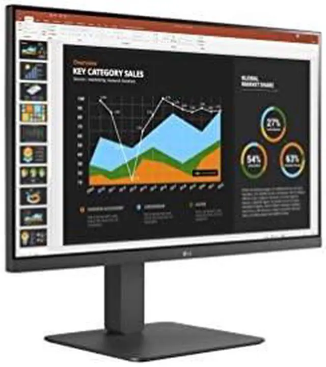 Alt view image 8 of 11 - LG 27BR650B-C 27" Full HD LCD Monitor - 16:9 - 27" Class - In-plane Switching (IPS) Technology - 1920 x 1080 - HDMI - DisplayPort