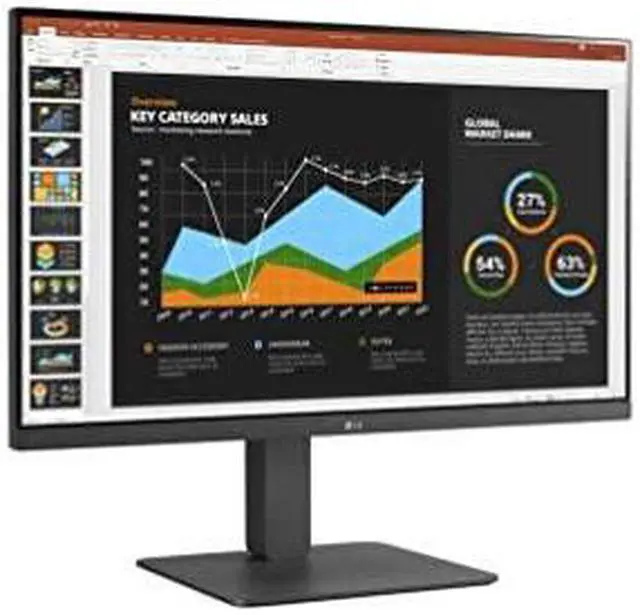 Alt view image 7 of 11 - LG 27BR650B-C 27" Full HD LCD Monitor - 16:9 - 27" Class - In-plane Switching (IPS) Technology - 1920 x 1080 - HDMI - DisplayPort