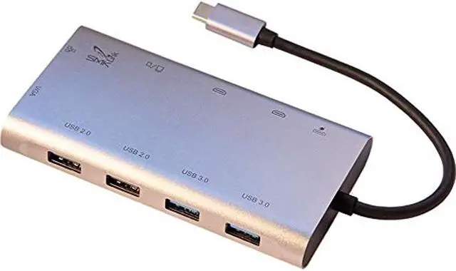 Alt view image 13 of 19 - SMK-LINK VP6950 USB C 100W Mini Docking Statio