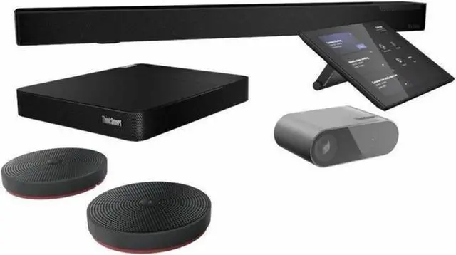 Alt view image 13 of 13 - Lenovo ThinkSmart Core Video Conference Equipment - 1920 x 1080 Video (Live) - Full HD - 1 x Network (RJ-45) - 1 x HDMI In - 2 x HDMI Out - USB - Gigabit Ethernet - Wireless LAN - 11S3000LUS