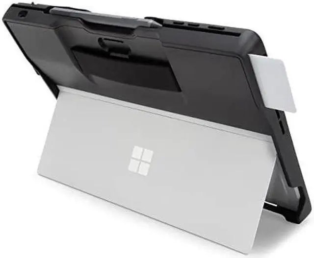 Alt view image 6 of 11 - Kensington Black BlackBelt Rugged Case with Integrated Smart Card Reader (CAC) for Surface Pro 8 Model K97620WW