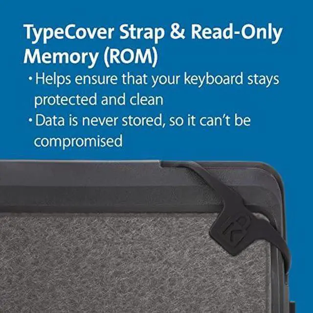 Alt view image 11 of 11 - Kensington Black BlackBelt Rugged Case with Integrated Smart Card Reader (CAC) for Surface Pro 8 Model K97620WW