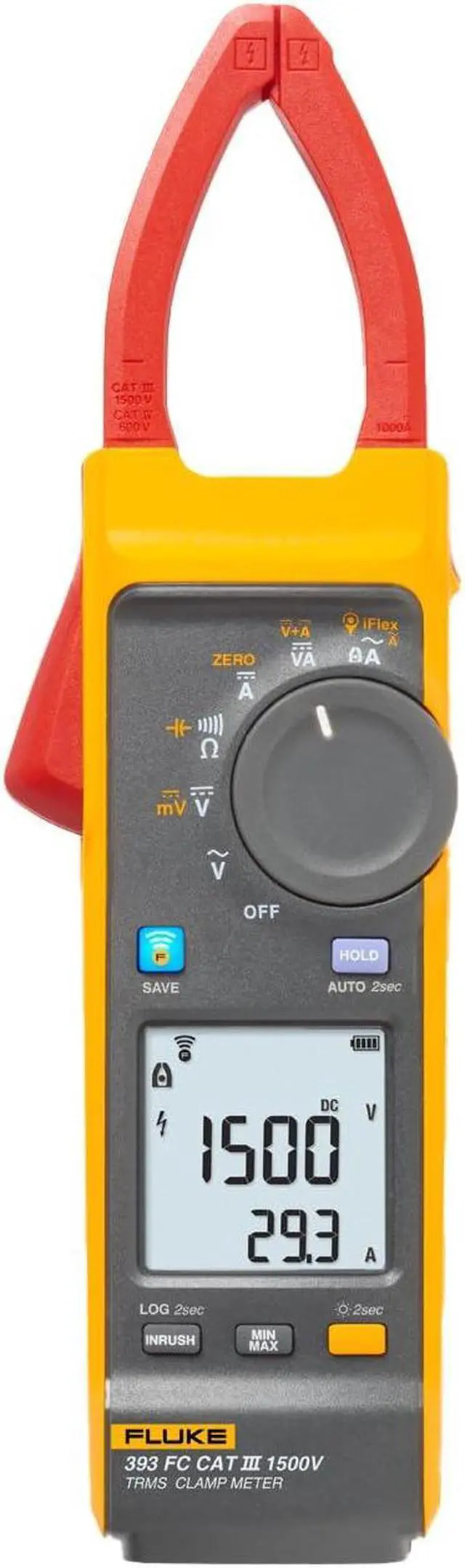 Alt view image 4 of 9 - CAT III 1500V TRMS WRLS CLAMP W/IFLEX