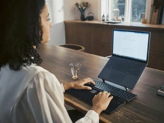 Alt view image 13 of 14 - Contour Design Wireless RollerMouse Pro with Vegan Leather Wrist Rest