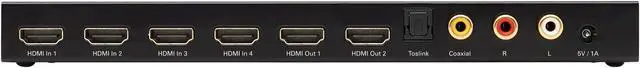 Alt view image 12 of 14 - Tripp Lite B118-2X4-4K-A 2x4 HDMI Matrix Switch/Splitter