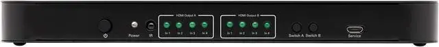 Alt view image 13 of 14 - Tripp Lite B118-2X4-4K-A 2x4 HDMI Matrix Switch/Splitter