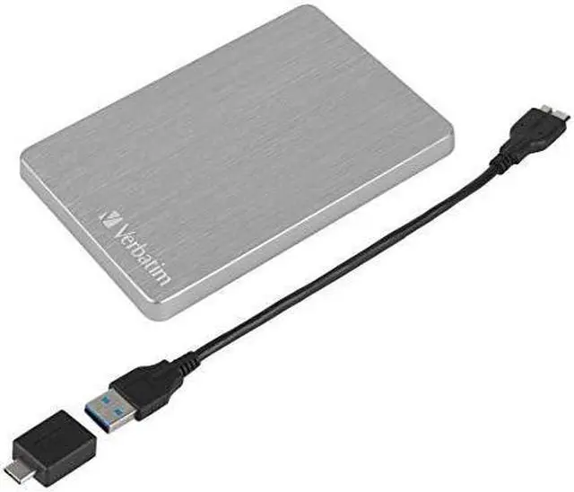 Alt view image 12 of 15 - Verbatim 1TB Store 'n Go USB 3.0 Portable External Hard Drive Space Grey 53662