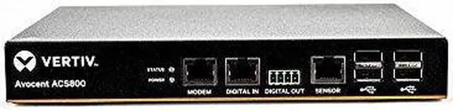 Alt view image 13 of 20 - Avocent ACS804MEAC-400 Acs Advanced Console Server - Console Server - 4 Ports - Gige, Rs-232 - 1U