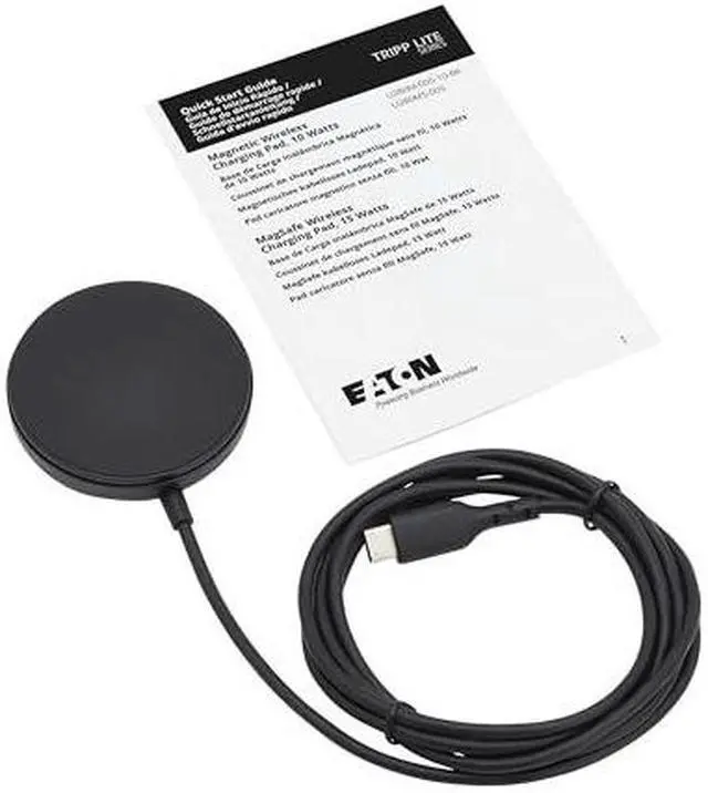 Alt view image 6 of 7 - Eaton Tripp Lite Series 20W Wireless Charger Stand White U280MS2N1WH