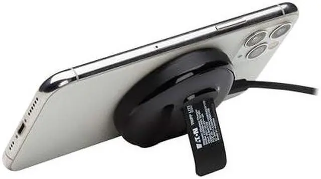 Alt view image 7 of 7 - Eaton Tripp Lite Series 20W Wireless Charger Stand White U280MS2N1WH