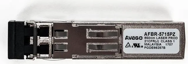 Alt view image 3 of 8 - Vertiv Avocent SX 550m Multi Mode SFP Fiber Transceiver - SX 550m multi mode SFP fiber transceiver - ADB0045