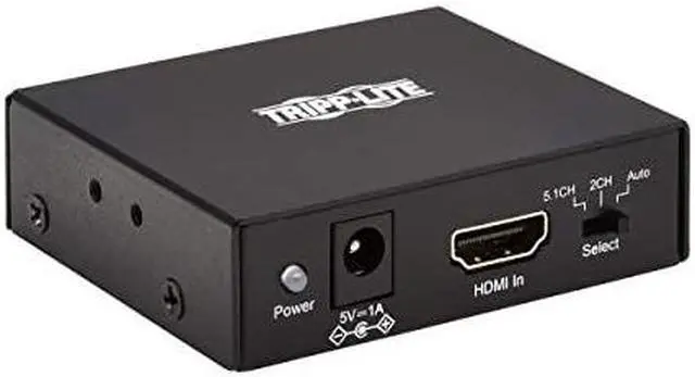 Alt view image 13 of 19 - Tripp Lite 4K HDMI Audio De-Embedder/Extractor with TOSLINK P130000AUDIO2