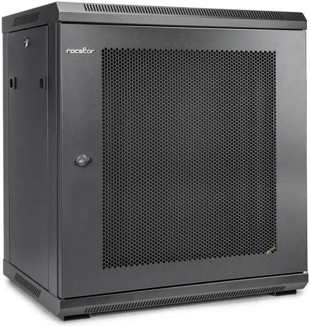Main image of Rocstor SOLIDRACK 12U Rack Vented Enclosure-BLK