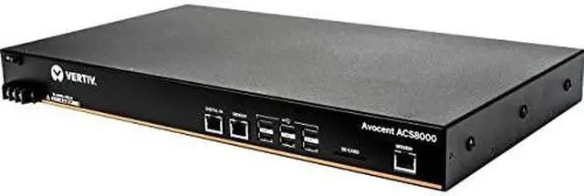 Alt view image 3 of 9 - Avocent ACS 8000 32-Port Serial Console Server, Dual Internal DC Power Supply, Analog Modem, 1U Chassis
