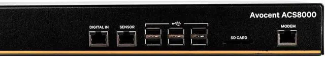 Alt view image 5 of 9 - Avocent ACS 8000 32-Port Serial Console Server, Dual Internal DC Power Supply, Analog Modem, 1U Chassis