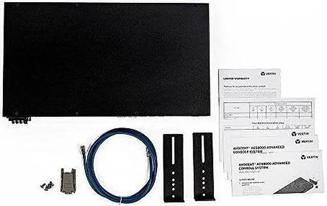 Alt view image 7 of 9 - Avocent ACS 8000 32-Port Serial Console Server, Dual Internal DC Power Supply, Analog Modem, 1U Chassis