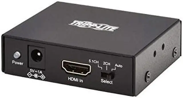 Alt view image 15 of 19 - Tripp Lite 4K HDMI Audio De-Embedder/Extractor with TOSLINK P130000AUDIO2