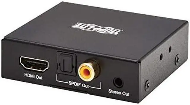 Alt view image 16 of 19 - Tripp Lite 4K HDMI Audio De-Embedder/Extractor with TOSLINK P130000AUDIO2