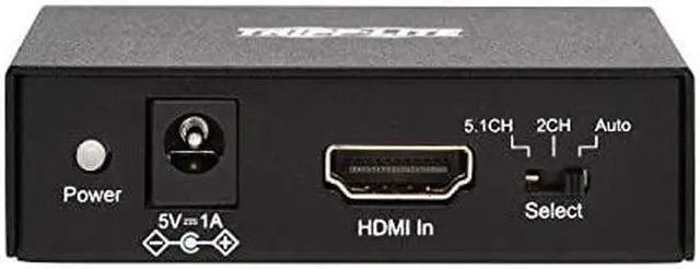 Alt view image 17 of 19 - Tripp Lite 4K HDMI Audio De-Embedder/Extractor with TOSLINK P130000AUDIO2