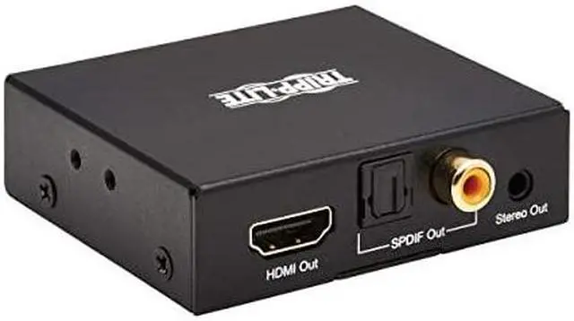 Alt view image 14 of 19 - Tripp Lite 4K HDMI Audio De-Embedder/Extractor with TOSLINK P130000AUDIO2