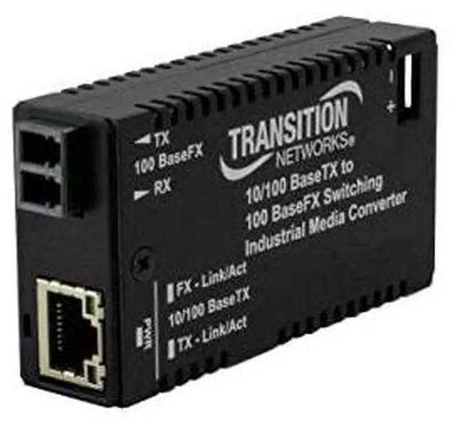 Alt view image 5 of 6 - Transition Networks Hardened Mini Fast Ethernet Media Converter