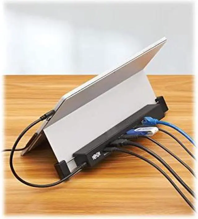 Alt view image 12 of 15 - Tripp Lite HDMI USB-A 3.2 100W PD Charging Docking Station Black U442DOCK14MS