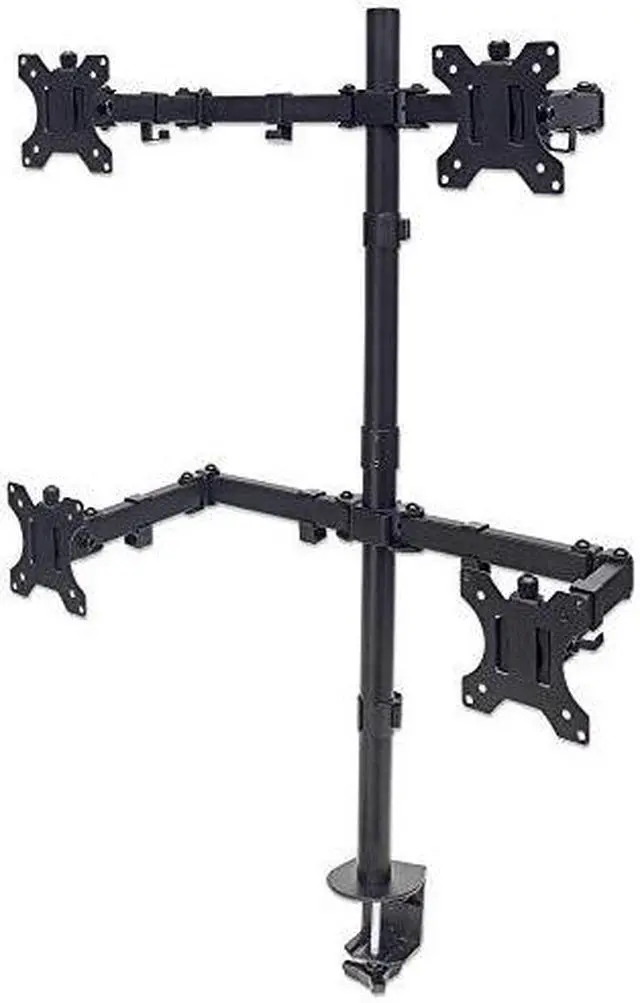 Alt view image 8 of 10 - Manhattan 461566 Desk Mount For Lcd Monitor - Black