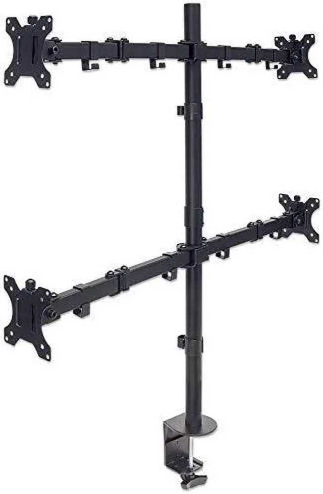 Alt view image 9 of 10 - Manhattan 461566 Desk Mount For Lcd Monitor - Black