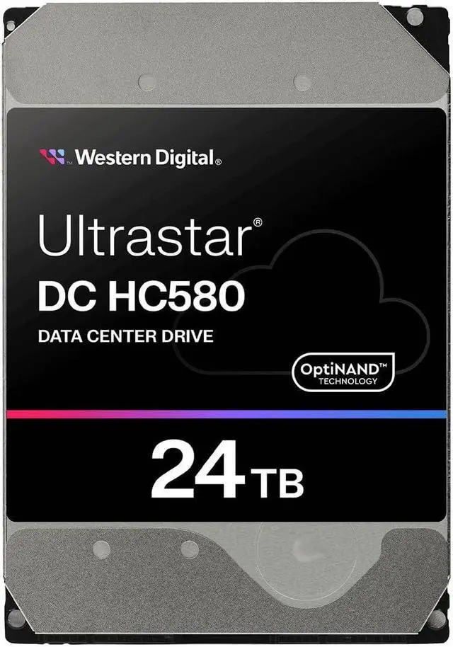 Alt view image 10 of 11 - WD Ultrastar DC HC580 WUH722424ALE6L4 - hard drive - 24 TB - SATA 6Gb/s Model 0F62796