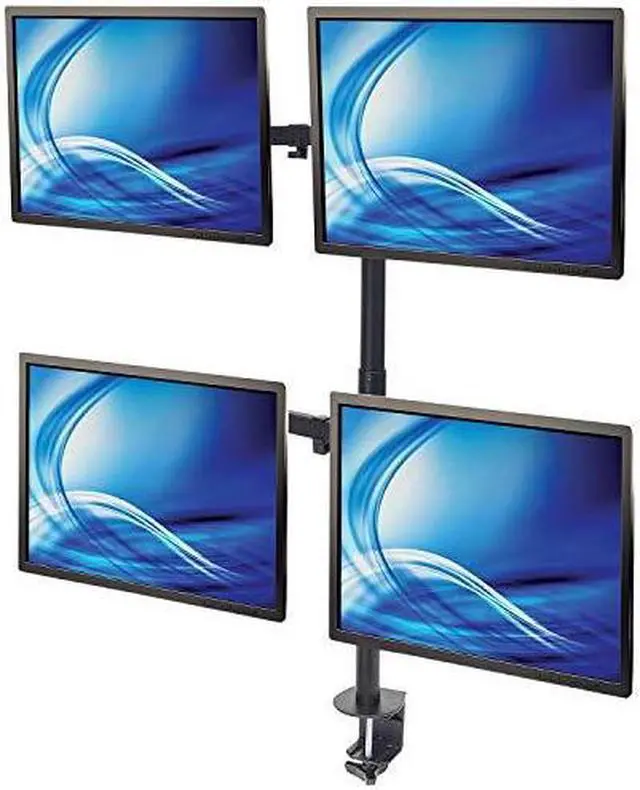 Alt view image 10 of 10 - Manhattan 461566 Desk Mount For Lcd Monitor - Black