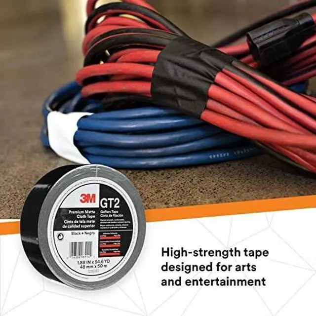Alt view image 17 of 18 - 3M Matte Cloth Tape 1-9/10"x163-4/5' 11 mil BK GT2 - OEM